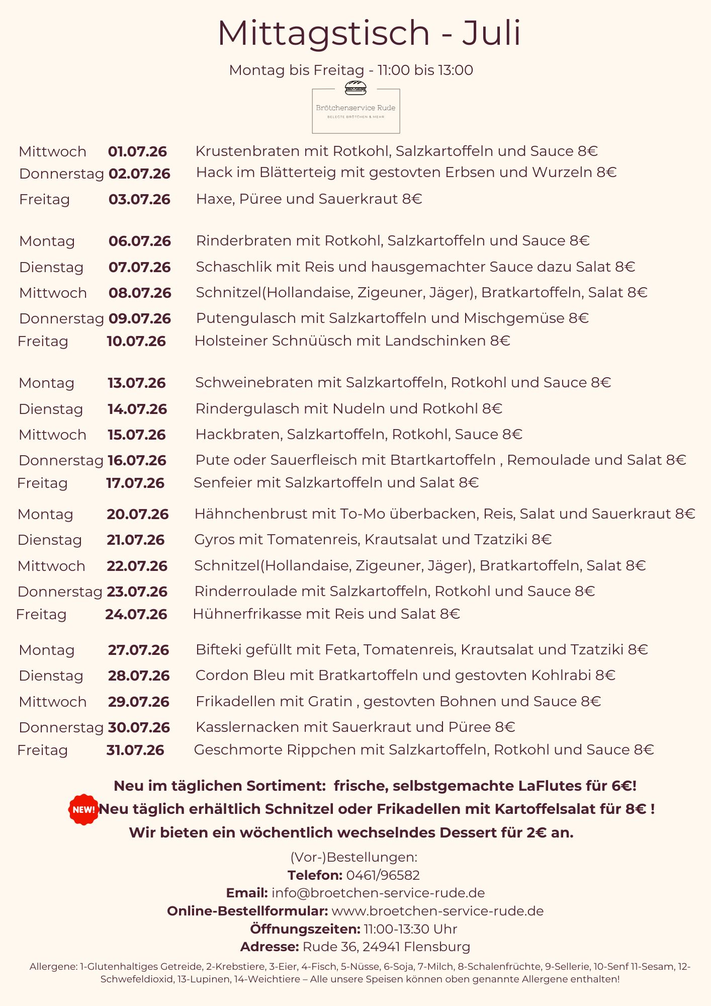 Mittagstisch Brötchenservice (1)